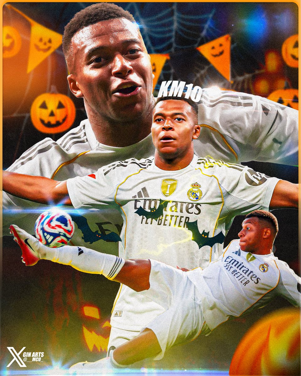__mcu_'s tweet image. 10 minutes poster design for Halloween Mbappe 🧟 

#designer #Halloween 
@KMbappe