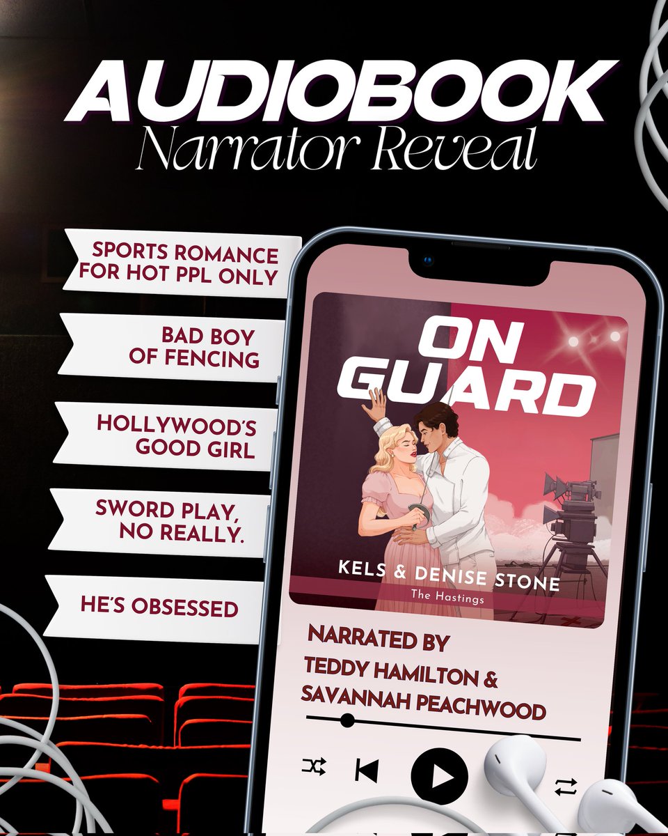 Authors Kels &amp; Denise Stone have revealed the narrators for On Guard! 

Narrated by: Savannah Peachwood and Teddy Hamilton

Releasing December 11, 2025

Add to Goodreads: bit.ly/47GFgq2

<a href="/valentine_pr_/">Valentine PR & Literary Management</a>