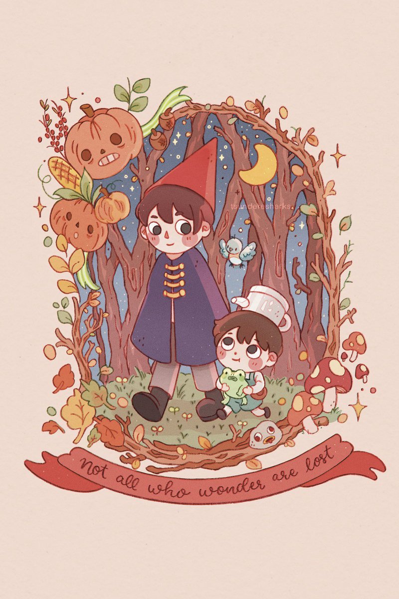 tsundsharks's tweet image. not all who wander are lost 🎃🍂🌙🍃