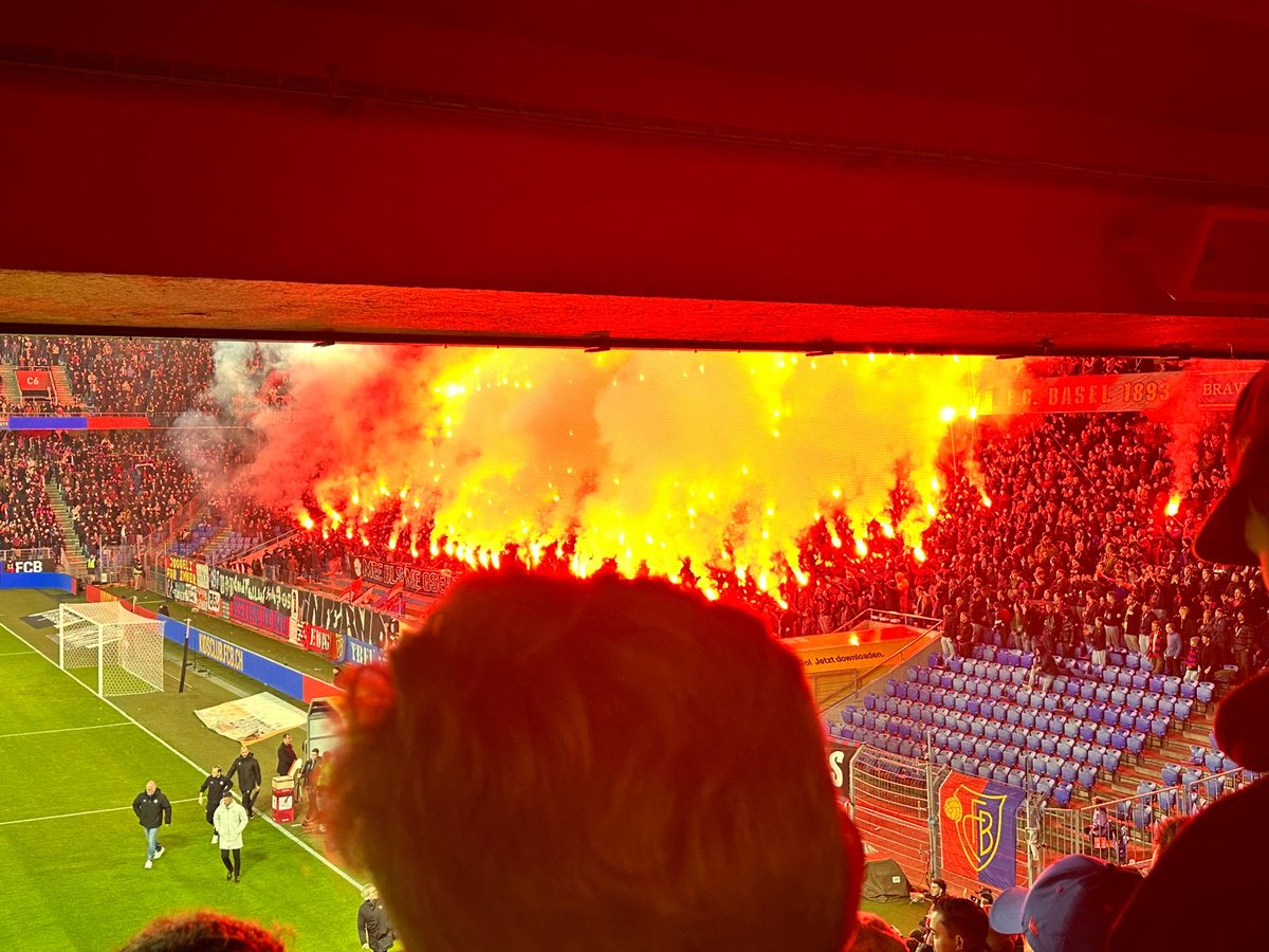 Ground 241, Country 29. FC Basel v FC Zurich. Some atmosphere!