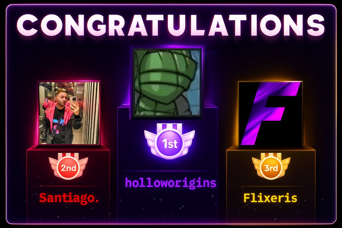 paidskillsgg's tweet image. 🎉Congrats to the winners of our competition!🎉

1st.   Vulcan FT ~250$ 
2nd. AWP Containment Breach ST FT ~150$ 
3rd.  Vaporwave FT ~80$ 

💥 Follow us &amp;amp; join the next giveaways -more prizes coming soon!   #PaidSkills #Giveaway #CSskins #CS2

@flixeris9461
@holloworigins…