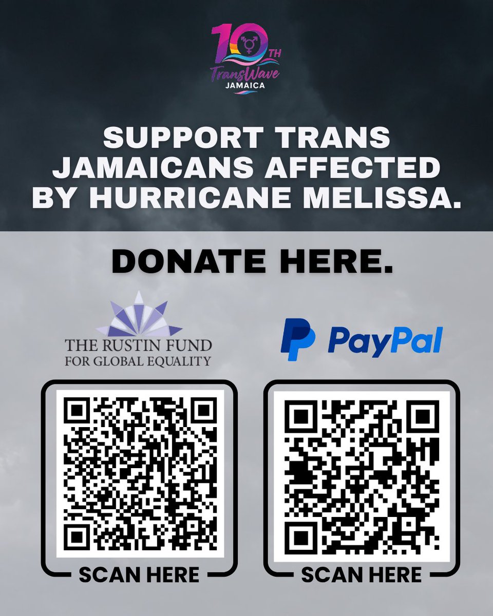 The trans and gender diverse communities are normally left out of national efforts. We urge you to donate directly to our cause as it will help us support our displaced people.

Rustin fund: rustinfund.org/2024/10/08/tra…