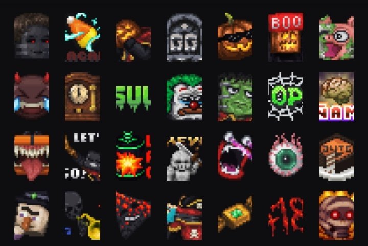 Momento de apreciación a los nuevos emotes de halloween que tiene rich en su canal