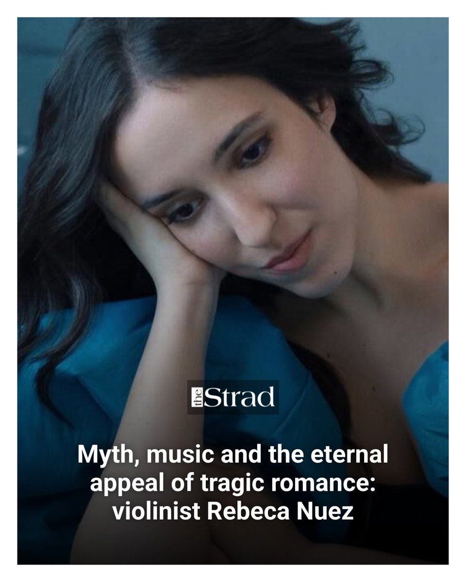 TheStradMag's tweet photo. After garnering over a million views on YouTube with her performance of Gluck's Melodie from Orfeo ed Euridice, violinist @itsRebecaNuez reflects on her experience with the piece, the classical myth and its undying influence across the arts 🎻https://t.co/jGEfos7VlP https://t.co/UZG6OVQnKF
