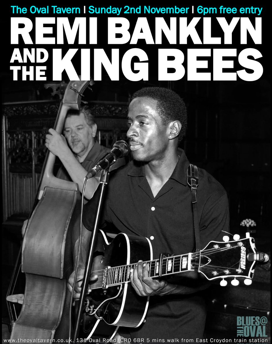 Next up, Remi Banklyn &amp; The King Bees #croydon #buesmusic #guitar
