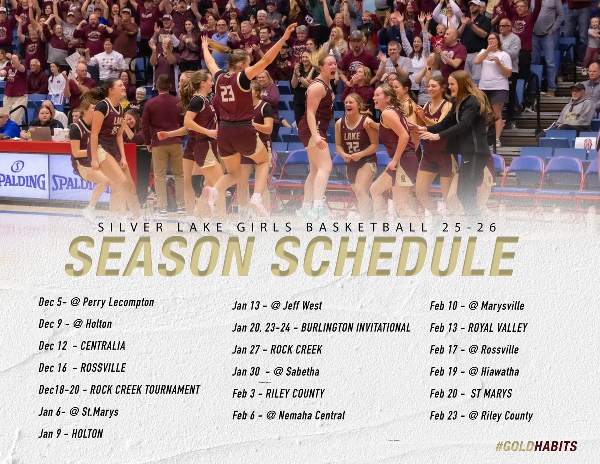 🔥 🏀Season Schedule 25-26 🏀🔥
