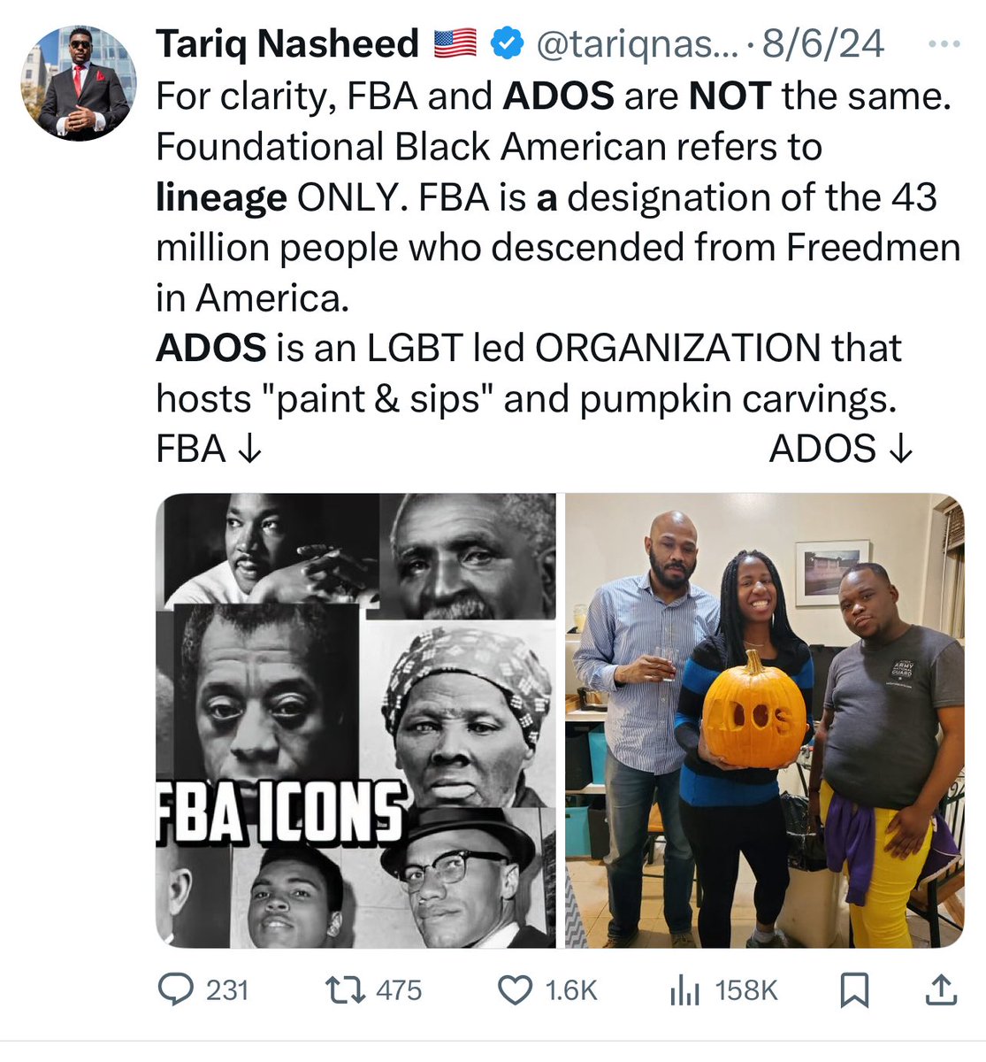 So now ADOS and FBA are the same 😂😂😂