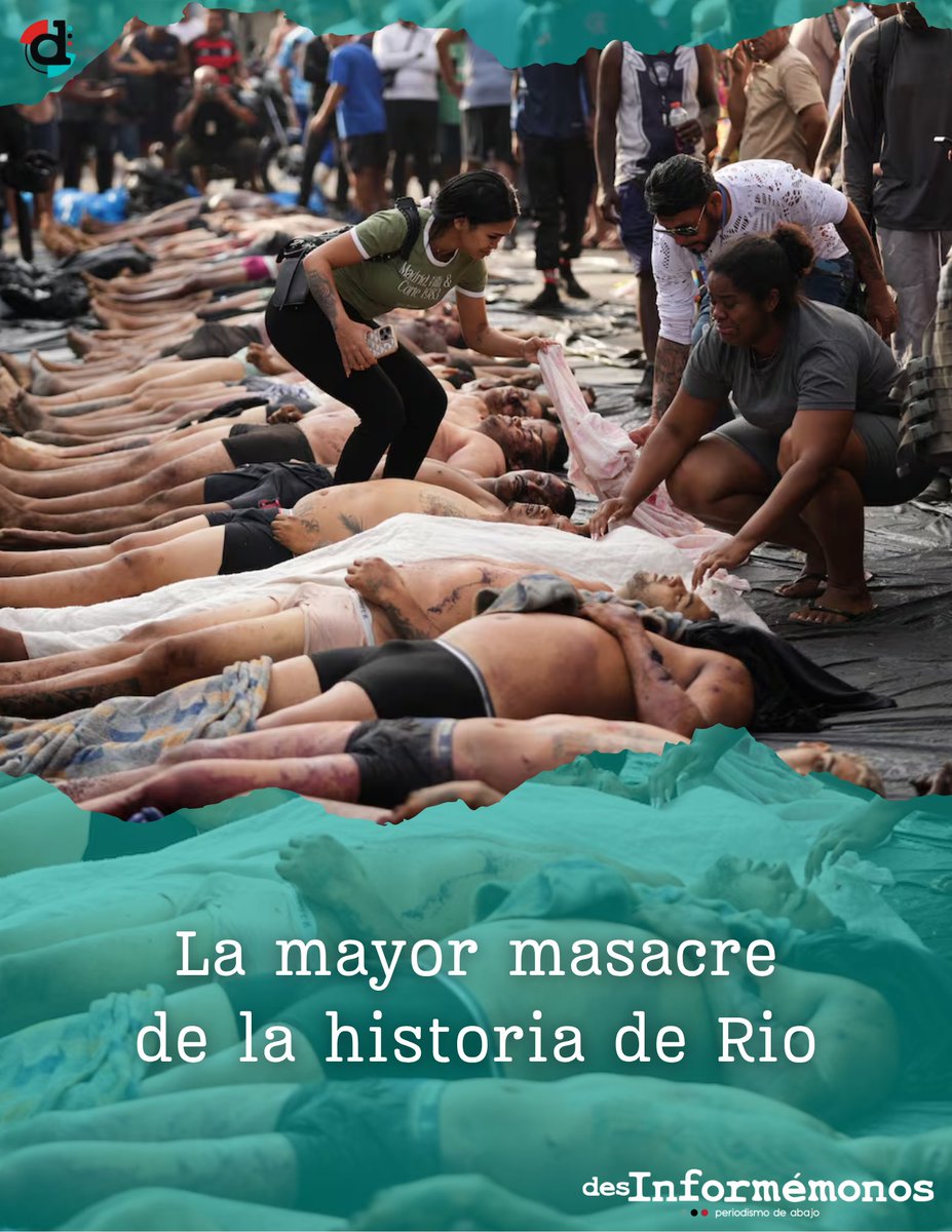 #Brasil ✊| Las favelas entramos en una nueva etapa de luto, y no olvidaremos quiénes son los responsables por la masacre de nuestros jóvenes. buff.ly/u5H0Kas