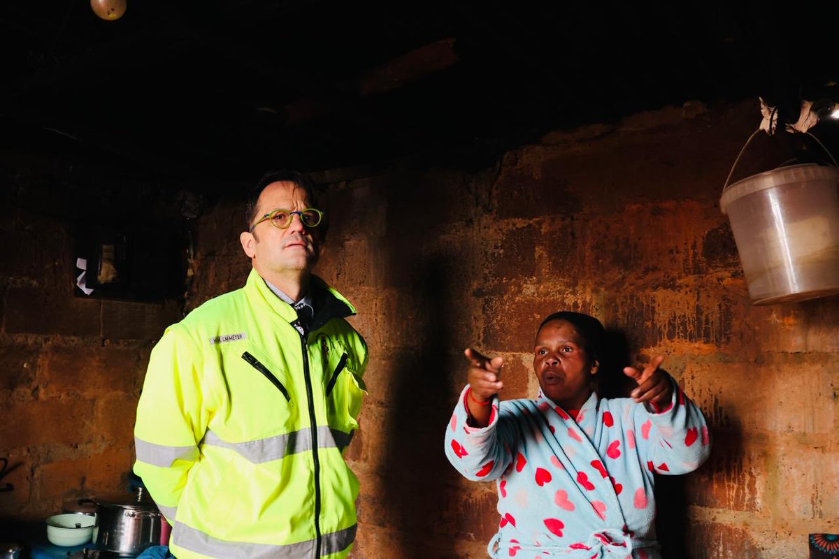 KZNPublicWorks's tweet photo. Flowing from the fruitful day's proceedings reported earlier today, the MEC for KZN Public Works and Infrastructure, Martin Meyer further visited the Hlatshwayo household in Ward 16, INkosi Langalibalele Local Municipality, Estcourt.

#KZNPublicWorks 
#GPUAtWork https://t.co/GCVGBneG6e