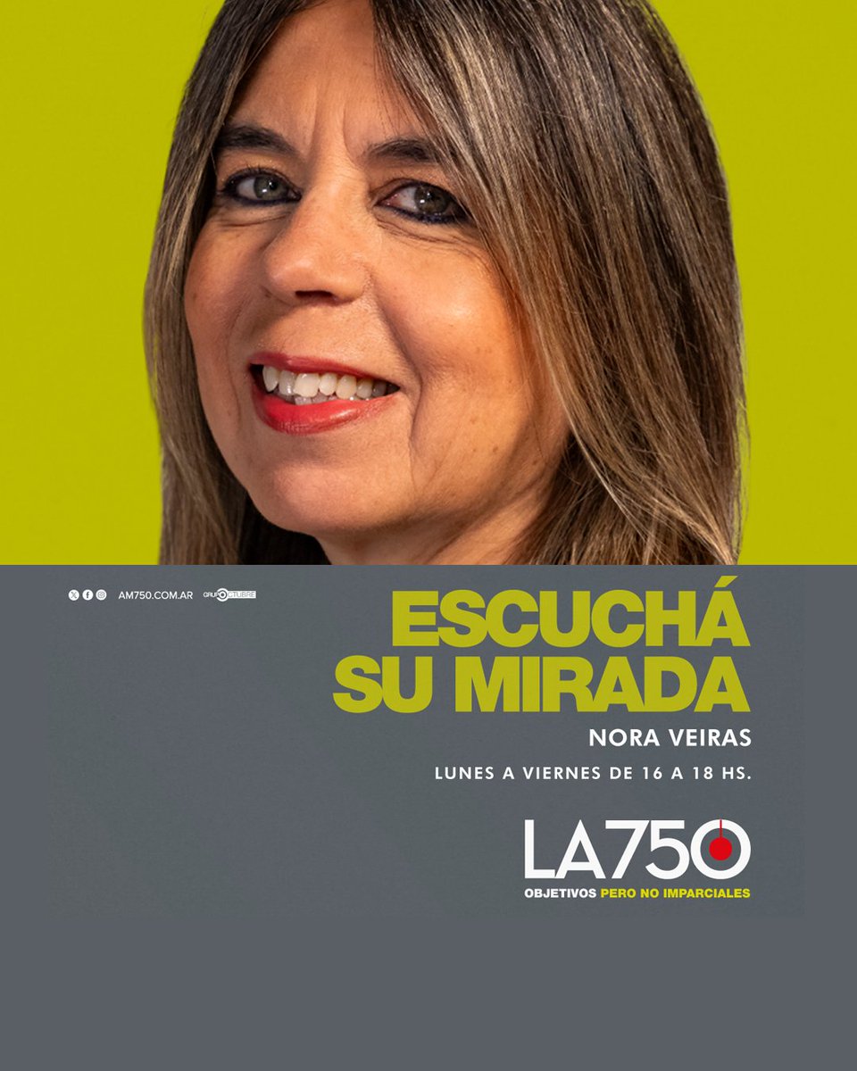 📻Prendé ahora la <a href="/AM750/">LA 750</a> y escuchá en vivo a Escuchá Página|12, con la conducción de Nora Veiras y su equipo. Todos los días de 16 a 18, ¡no te lo pierdas! 👉 bit.ly/3Vzvyj3