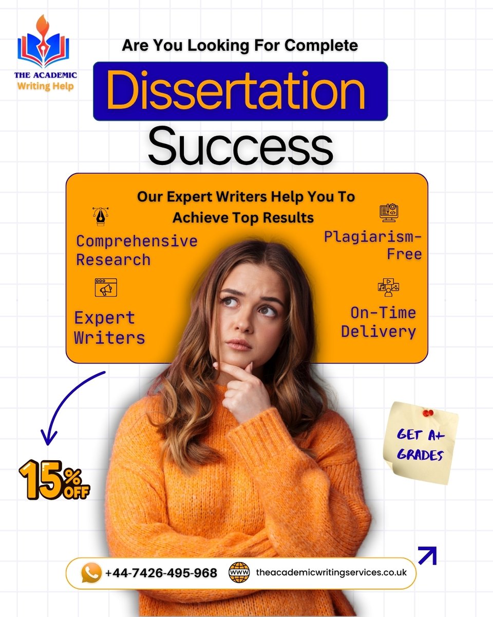 academicagencey's tweet image. Achieve Complete Dissertation Success! 📷📷

📷 Contact us today:
📷 📷 WhatsApp: wa.me/+447426495968

📷 Email: info@theacademicwritingservices.co.uk

📷 Visit: theacademicwritingservices.co.uk

#DissertationSuccess #AcademicWriting #ProfessionalWriters #ResearchHelp #University