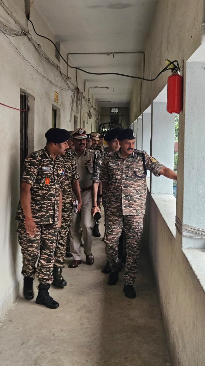 During his Bihar's tour, DG, #CRPF, Shri <a href="/gpsinghips/">GP Singh</a> visited the camping location of F/165 at Dayanand Kanya Vidyalaya, Mithapur, Bihar deployed for duty during the Bihar Assembly Elections. He reviewed the infrastructure, interacted with the troops, and appreciated their