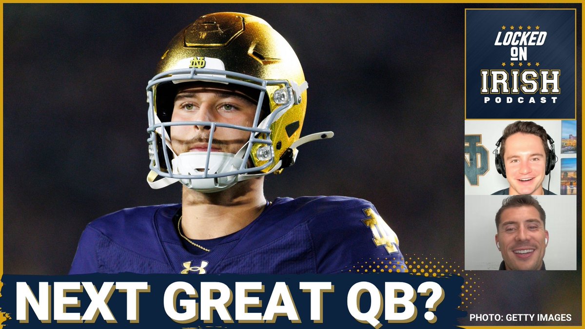 LockedOnIrish's tweet photo. New Locked On Irish

@Ian_Book12 makes his return to the show! 

-His role as a mentor for the young guys
-What makes CJ Carr special
-Why Kenny Minchey is so valuable
-What makes the offense so dynamic
-More! 

Subscribe⬇️
🎧: https://t.co/CobrDNavJb
📺: https://t.co/MfliOUtMn8 https://t.co/6Ywr8y3gwH