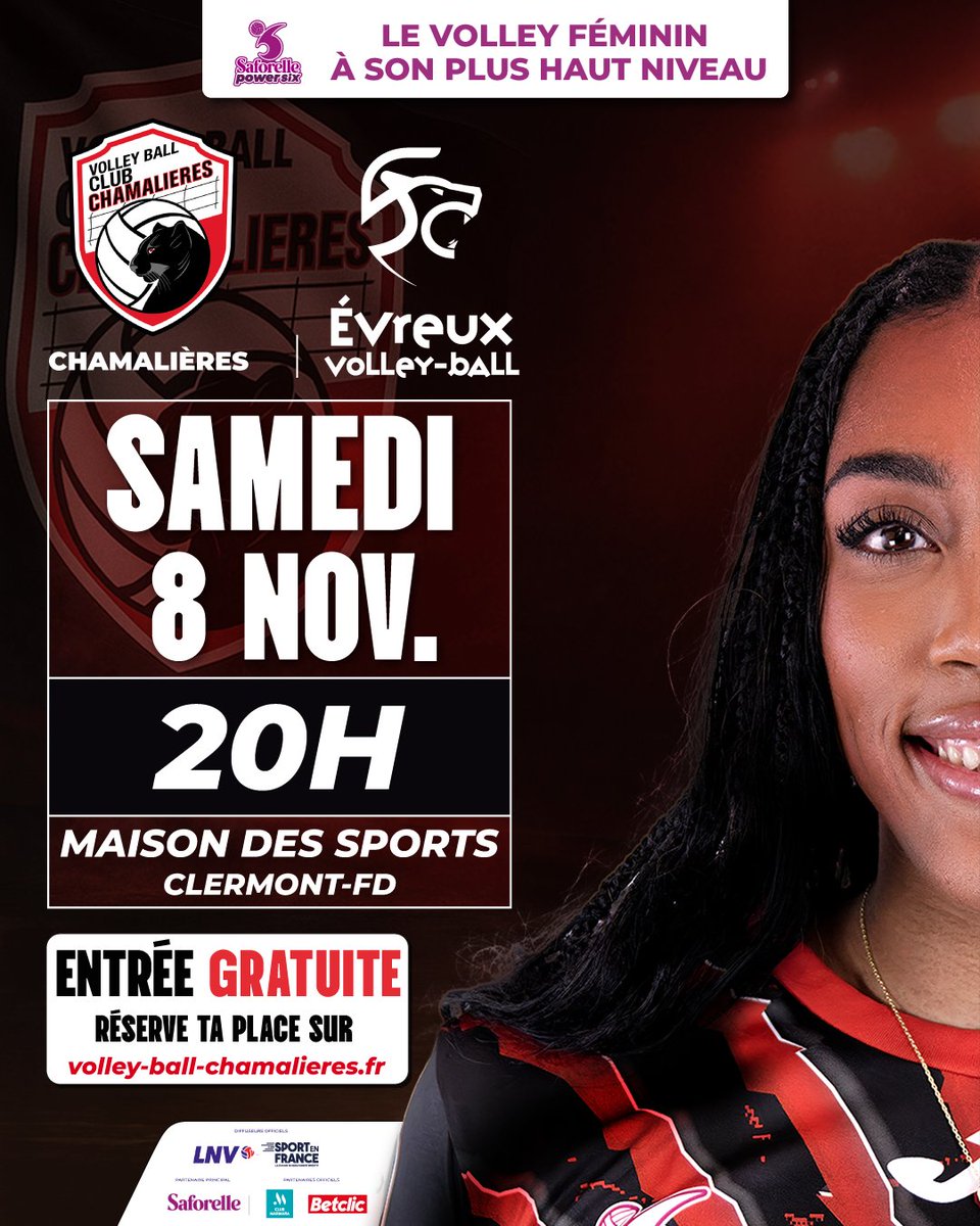 Plus fort 𝕖𝕟𝕤𝕖𝕞𝕓𝕝𝕖 ❤️🖤

📅 Samedi 8 novembre – 20h
🎟️ Entrée GRATUITE
📍 Maison des Sports de Clermont-Ferrand
📢 Billetterie ouverte urlr.me/HQs6aF