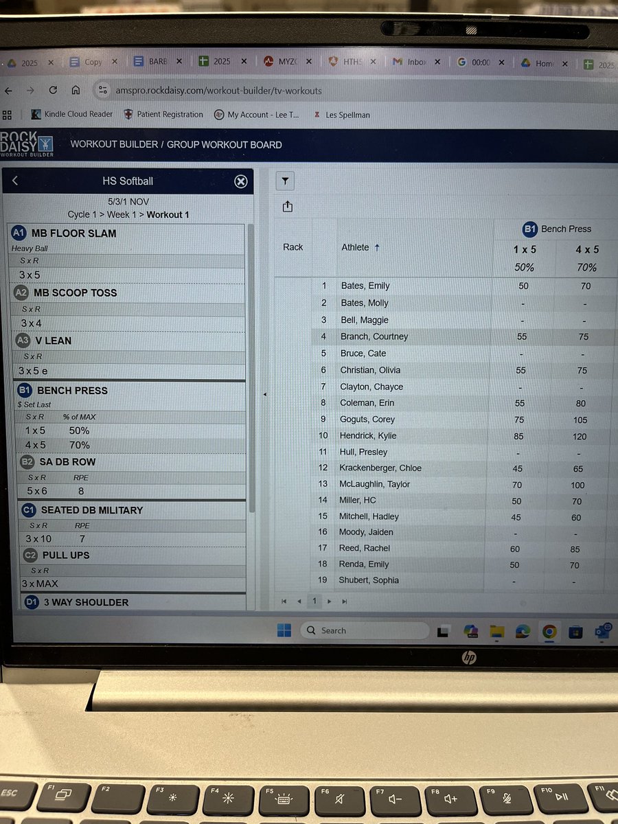 BrandonHerring0's tweet image. I’ve been with @RockDaisyAMS for a couple of years and I’m changing they way I program and deliver the program. 

I’m just now learning to use their workout builder and Holy cow is it a Cadillac.

Choose your delivery 
1- printed card
2- IPad view
3- group view (on a monitor)