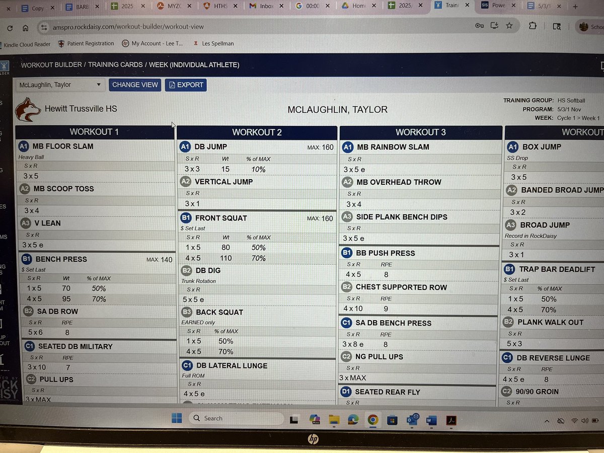 BrandonHerring0's tweet image. I’ve been with @RockDaisyAMS for a couple of years and I’m changing they way I program and deliver the program. 

I’m just now learning to use their workout builder and Holy cow is it a Cadillac.

Choose your delivery 
1- printed card
2- IPad view
3- group view (on a monitor)