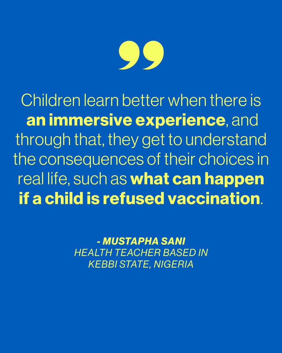 In 2024, just 67% of Nigeria’s children had received their basic vaccines.  

Here’s how Nigeria is using an innovative new game to help families understand why vaccination matters: bit.ly/4nlBsQB
