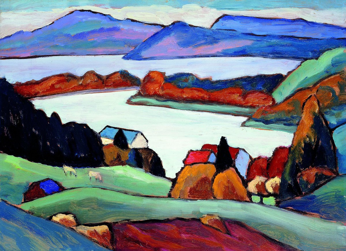 MGregoryWriter's tweet image. Gabriele Münter receives her first solo New York museum exhibition at the @Guggenheim 

#WomenArtists