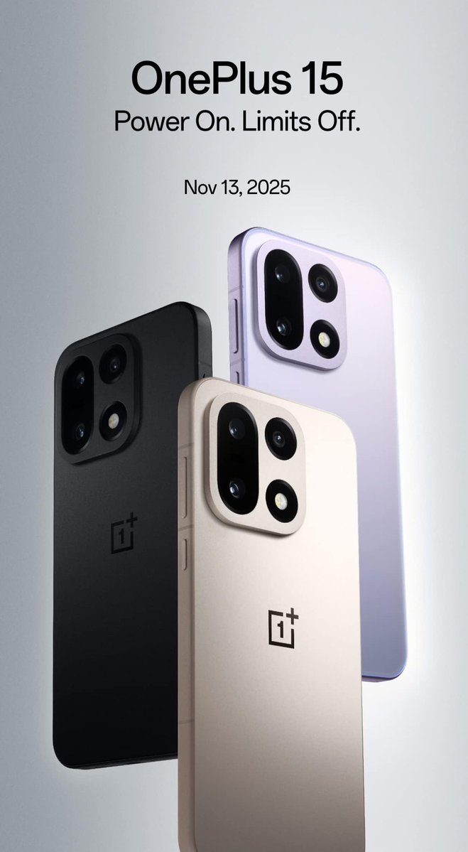 sanatani_lalit's tweet image. It's Official...
OnePlus 15 launching on Nov 13,2025.

#OnePlus15 #OnePlus15 #redcableclub