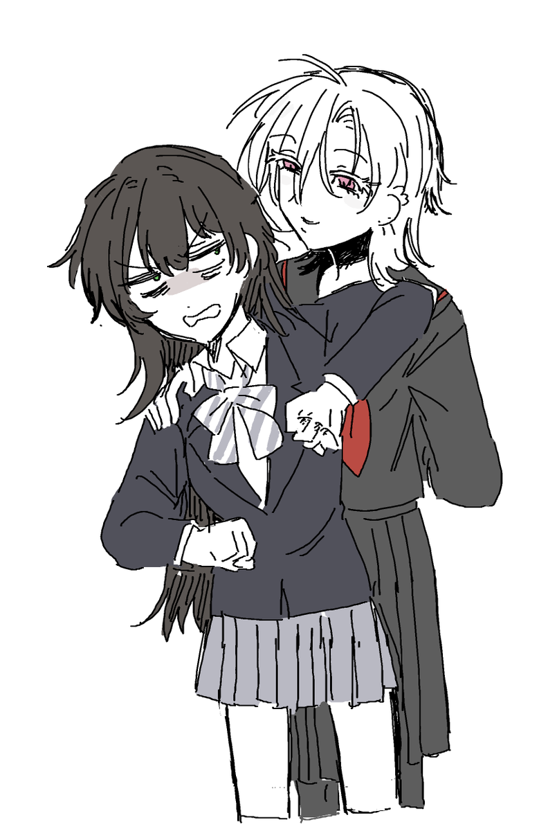 maduzu's tweet image. どうせ女体化を描くことは分かり切っているので先手打って描いた