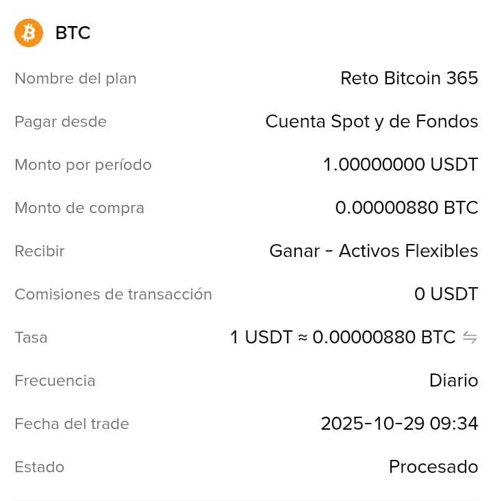 Día 70. #retoBitcoin365 🪙🪙🪙📈📈📈👛👛👛 $BTC