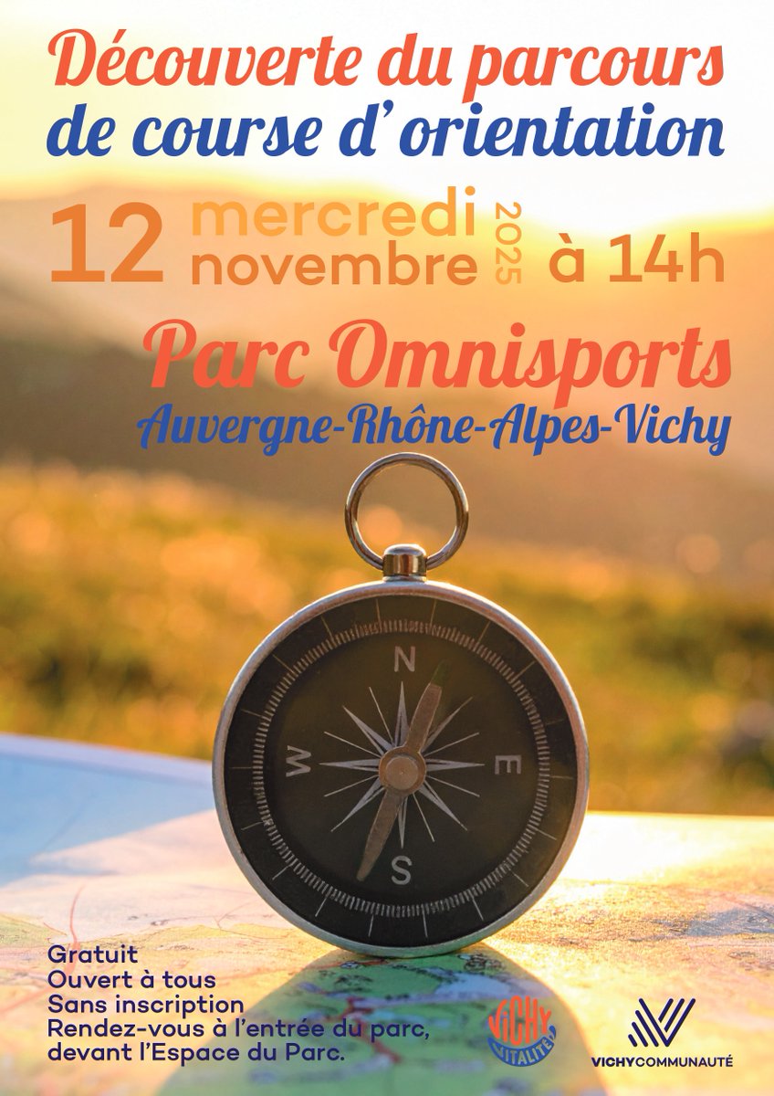 🧭🌳Découvrez le parcours de course d’orientation du Parc Omnisports !
RDV mercredi 12 novembre à 14h devant l’Espace du Parc.
Gratuit, ouvert à tous et sans inscription