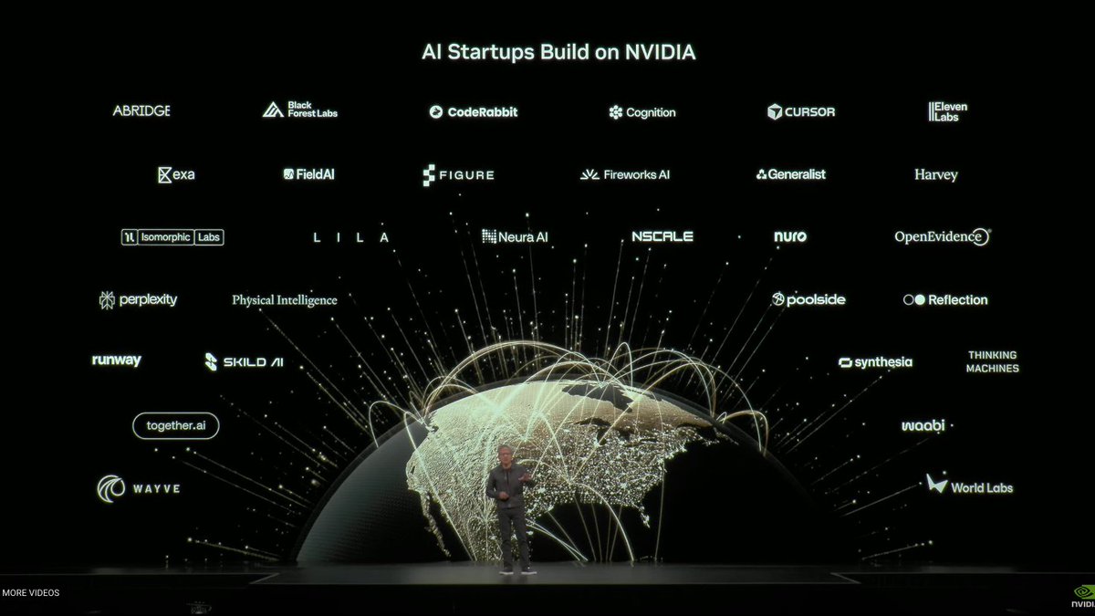 coderabbitai's tweet image. CodeRabbit is proud to be mentioned in the NVIDIA GTC keynote as part of the AI startup ecosystem building on NVIDIA!
Catch the full keynote from Jenson Huang below!