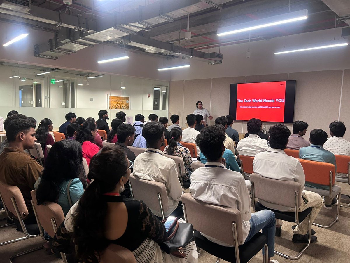 robots4testing's tweet image. We recently teamed up with Udayan Care to host a group of college students at our Hyderabad office! We had a great time teaching them about #AgenticAutomation, the future of AI, and sharing tips for career readiness and professional growth. 📚📓