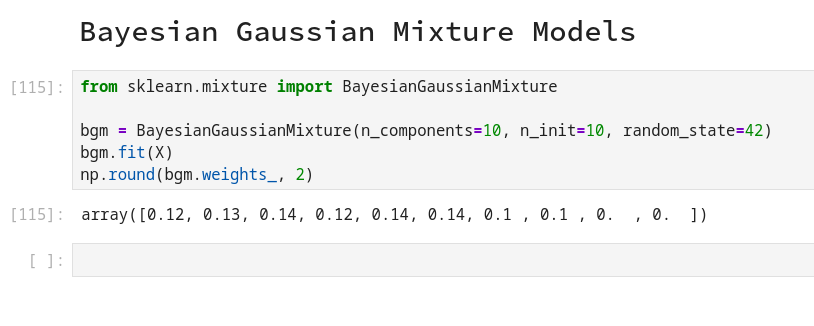 sameepkat's tweet photo. Day 32. Today I learnt about Gaussian Mixture Model as well as Bayesian Gaussian Mixture Model. #LearningUtsav2025 #FestivalOfLearning #LUD32 https://t.co/Bdb6yaNVsH