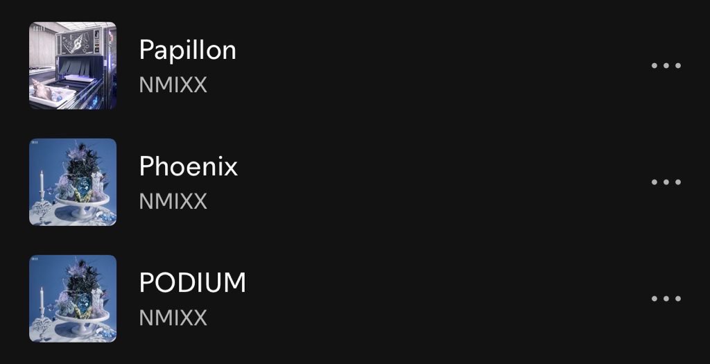 userwithacap's tweet image. the grand three “P” of NMIXX discography