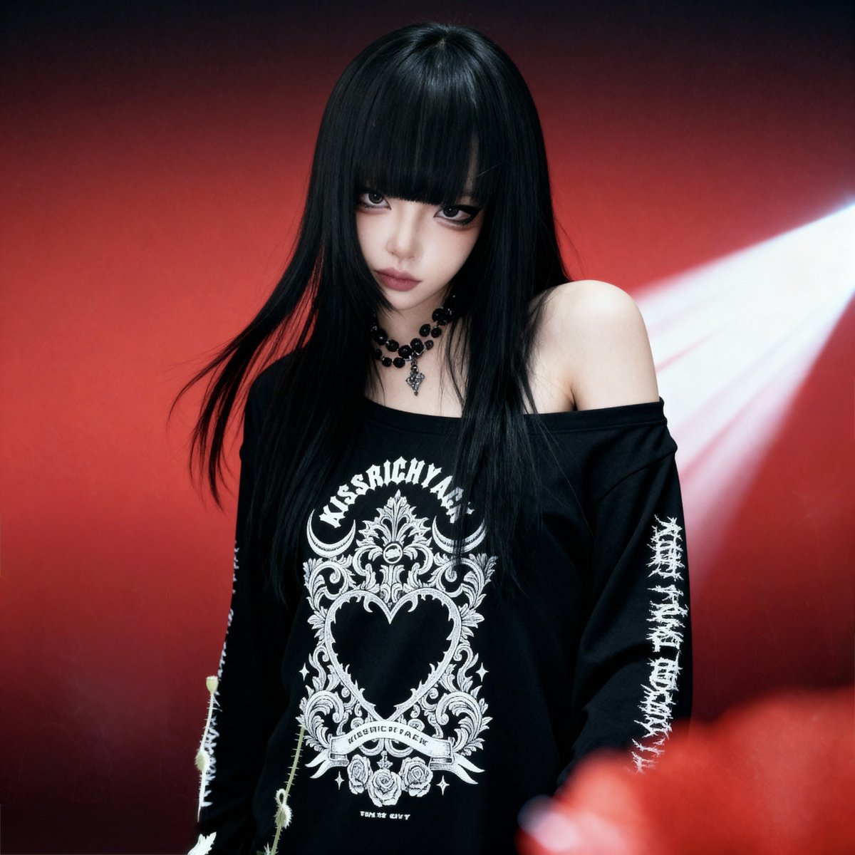 KRY clothing black packハート BLACK×BLACK KRY clothing black pack