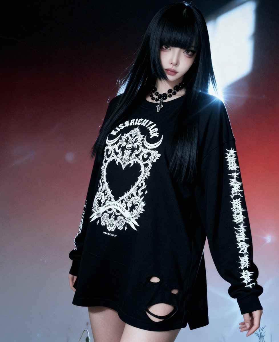 KRY clothing black packハート BLACK×BLACK KRY clothing black pack