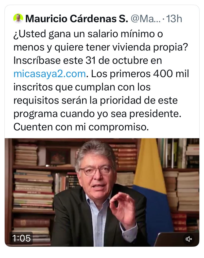 Cogiendo a Cárdenas de "noticia", y usando un video de su propia campaña, un medio hizo una vez una publicación de lo que haría el precandidato en "los primeros 100 días".

Micrófonos abiertos para todo lo que tenga por decir.

Pero queremos también oírlo sobre esto: