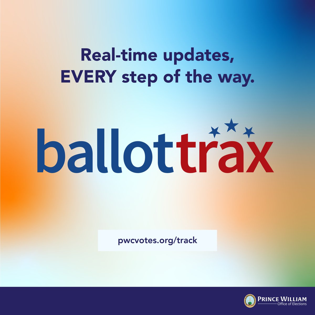 PWCVotes's tweet image. Mail Voters: Has your ballot been received? Has it been counted? Find out in real time with BallotTrax, a free service in PWC. Join the more than 8,000 voters who already get texts and emails that keep them updated EVERY step of the way. Sign up today at pwcvotes.org/track
