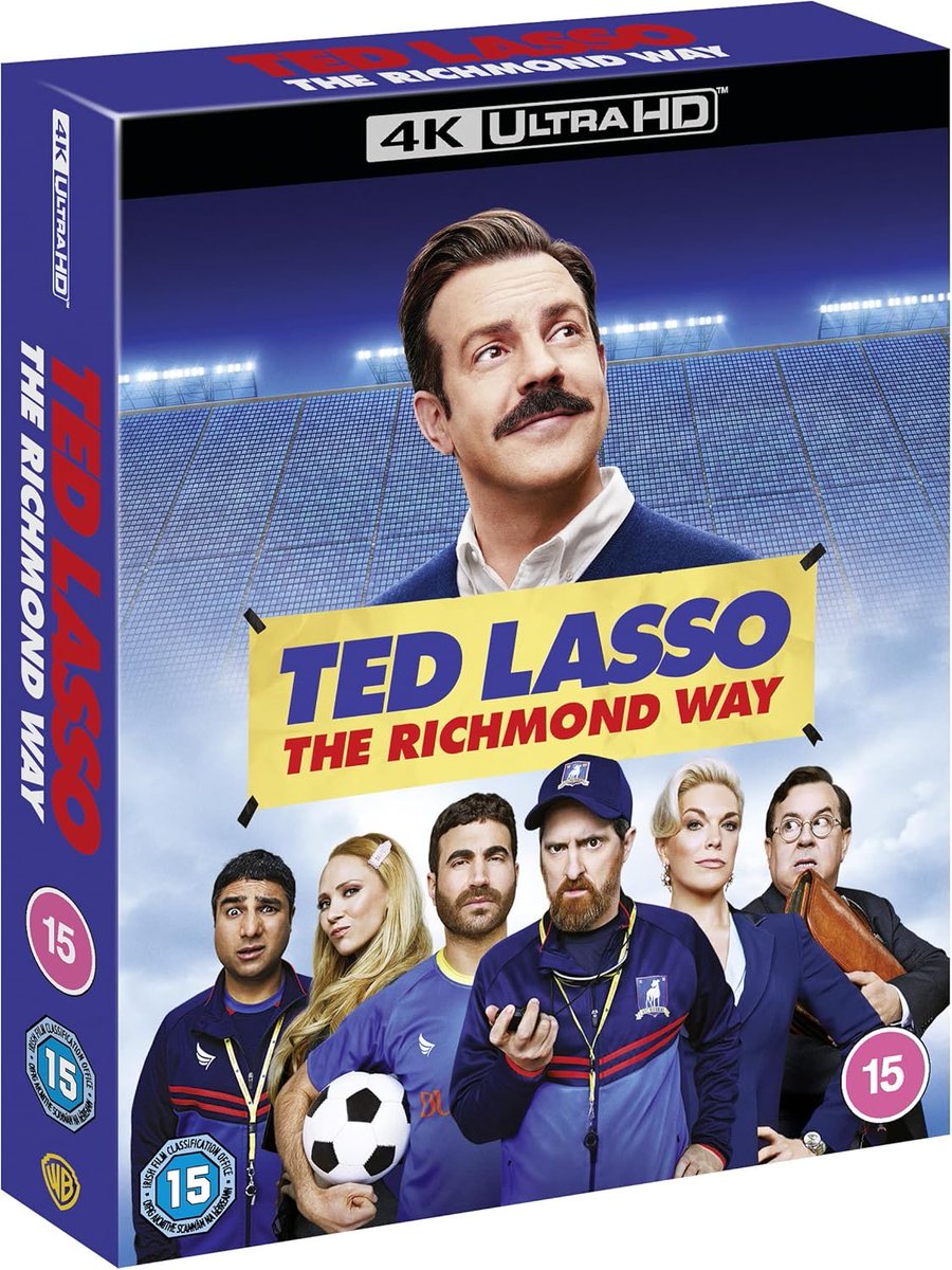The UK is going to be getting the Comedy series - Ted Lasso - on Physical 4K UHD on 1st December

This marks the first Apple TV+ series to get a Physical 4K release in the UK. No doubt to it being distributed by WB.

<a href="/UltraHDBluray/">Ultra HD Boo-ray 💿🎃🕷️👻🦇</a> #CelebratePhysicalMedia

hmv.com/store/film-tv/…