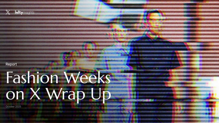 Fashion Weeks SS26 su X: Il nostro report con <a href="/lefty_io/">Lefty.io</a> analizza le performance dei brand tramite dati <a href="/X/">X</a>, AI @Grok e 600 amplificatori chiave insights sull'influenza digitale per le strategie 2026.

Scaricalo qui: lefty.io/industry-repor…
Registrati al webinar la prossima