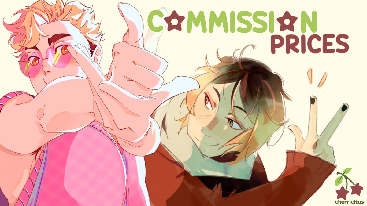 cherricitas's tweet photo. C0MMS OPEN!! 🌟
likes and RTs are appreciated!! you can either contact me here or VGen (link on my bio!) 

please. i have to feed my boy atsumu so he can grow his boobas 🙏🏻 https://t.co/3HYabQyxhi