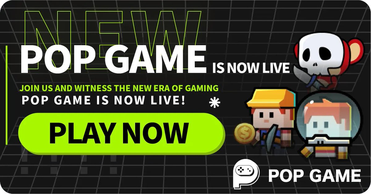 🚀 PopGame is going live — and it’s on fire! 🔥
Join now and experience the future of Web3 gaming! 🎮💎

#PopGame #Web3 #GameFi #PlayToEarn #web3game