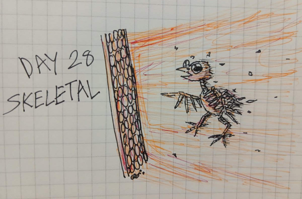 megakin_senpai's tweet photo. Day 28 Skeletal
#Inktober2025 https://t.co/ril1tOgfMd