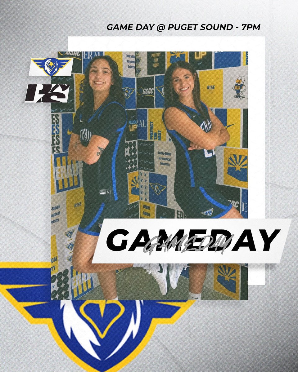 erau_wbb's tweet photo. The season is officially here! The Lady Eagles kick off the year tonight at Puget Sound. Let’s go!!! https://t.co/uo7TH6bFml
