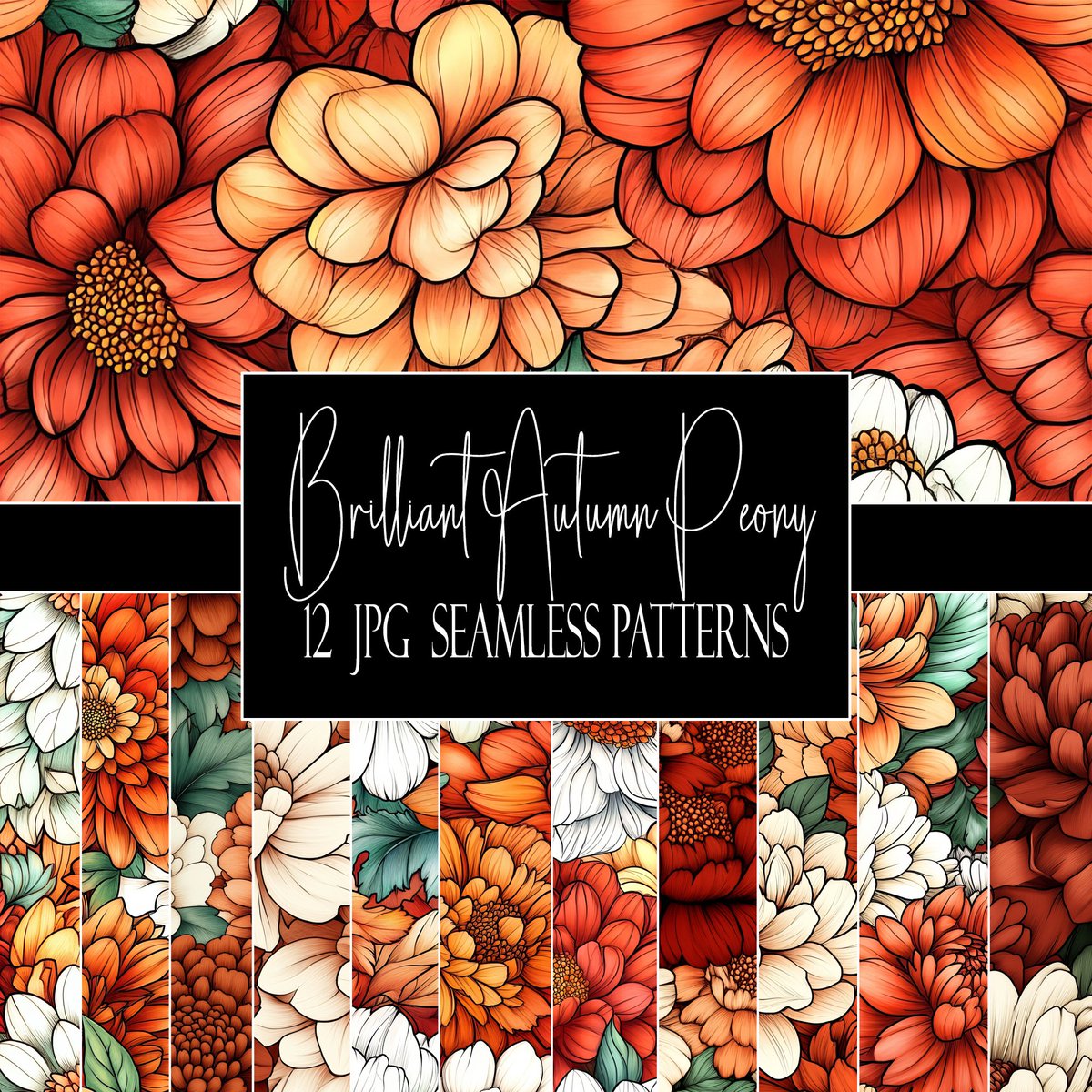 GlitterChicShop's tweet image. Brilliant Autumn Peony Seamless Patterns Digital Paper Collection With Commercial and POD Licensing With Purchase.  Please Click Here To See The Entire Bundle -&amp;gt;
 etsy.me/4oblqcj via @Etsy 

#fallpaper #autumnpatterns #seamlesspatterns #digitalpaper