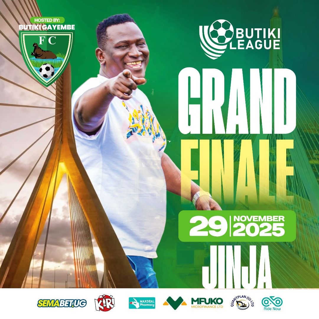 FcKasadhakawo's tweet photo. All roads lead to Jinja City on the 29th of November for the #GrandFinale of the @Butiki_League... We're so excited and so should you too 🫵
#BLSV || #GrandFinale || #FcKasadhakawo https://t.co/kGkoyJ94uo