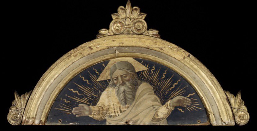 SJ_Murray's tweet photo. A good plan. (Boethius, Consolation of Philosophy, Book 4 Prose 5)

Boethius objects that while ultimately there are punishments for the wicked, it doesn’t change the fact that so often it seems the wicked are rewarded and the good are the ones punished. In a world ruled by chance, this would make sense. But in a world ruled by a good and just God, this shouldn’t be possible.

Lady Philosophy assures him that when “the true causes of something are not understood, it can appear to be random and confused.” We are limited in what we understand about the workings of the universe. From our finite space and time, we cannot fully comprehend or fathom the vastness of eternity or God. And because of this limited knowledge, we see chance happenings all around. Fortune’s wheel and the hectic rise and fall of life feel all too real and overwhelming.

While our understanding is cloaked in mystery and uncertainty, we can hold on to certain truths as anchors in the storm. Lady Philosophy also promises Boethius that he “can rest assured that a good governor does indeed keep order and has a plan. You should not doubt that everything happens as it should.”

We are created and maintained by a God who is the source of all goodness and happiness. Who loves us more than we can imagine. And, as Romans 8:28 reminds us, he makes it so that “all things work together unto good.” (by Courtney Becker @greatsimagineer & SJ Murray @SJ_Murray)

#BoethiusProject
https://t.co/fNzVS1KYvs

Artwork: God the Father by Ambrogio Bevilacqua from the Met Museum