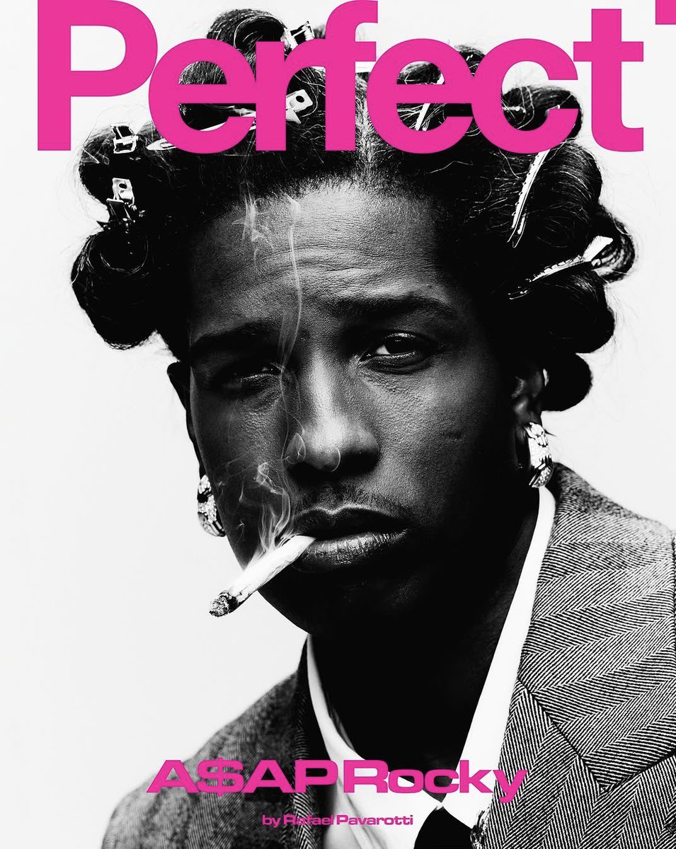 aldotgee's tweet photo. A$AP Rocky for Perfect Magazine, so clean. https://t.co/wK0d9bEhQ8