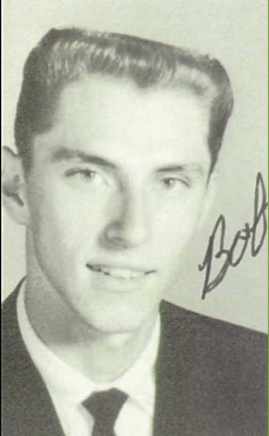 Do you know how I know this picture was taken in 1962? The Hair. Great hair, Bob. #YearbookWins #BrownHS #Kannapolis #NCHistory #Genealogy #FamilyHistory