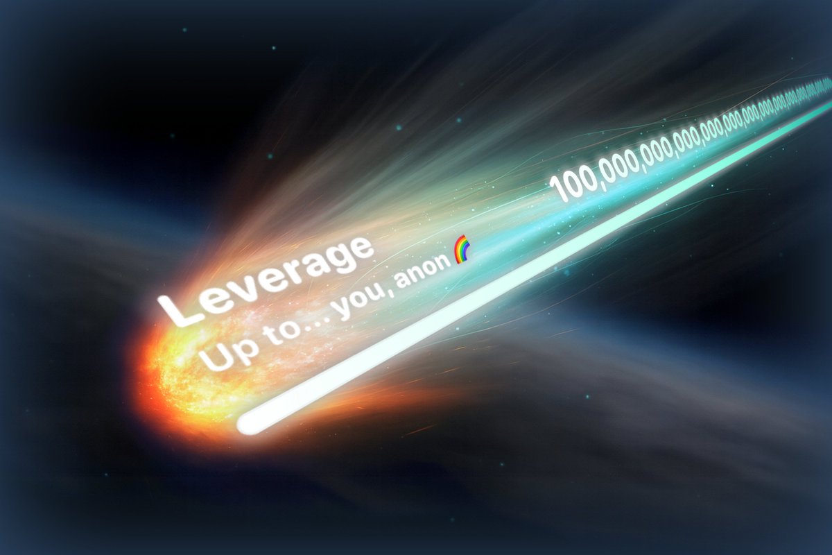 rainbowdotme's tweet image. this is the legendary max leverage comet. it appears only once a year, during $RNBW season.
share it, and all bad luck this year will get liquidated.