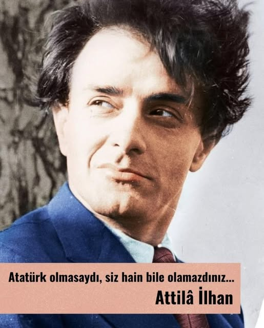 "ATATÜRK olmasaydı, siz hain bile olamazdınız...!"
A.İLHAN
#cumhuriyet102yaşında