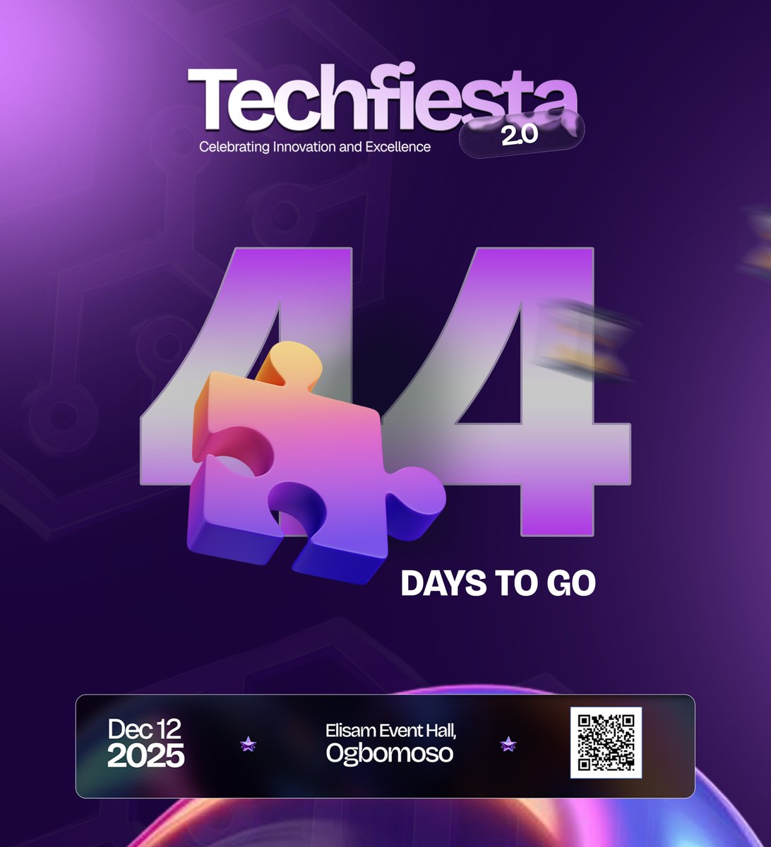 TechfiestaHQ's tweet image. 44 DAYS LEFT ⏰

Every day brings us closer to an unforgettable night of recognition and connection.

Get your ticket today and be part of the experience everyone will be talking about.

Secure your seat via: bit.ly/techfiesta2025 

#TECHFIESTA2025 #CountdownToTECHFIESTA