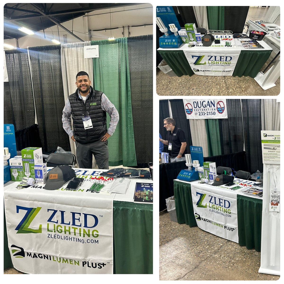 ZLEDLighting's tweet image. 💡Visit Gabe today Wed., Oct 29 from 9am- 2 pm,  showcasing ZLEDLighting &amp;amp; Magnilumen Plus. 

🧢 Booth #527 for some great swag! Psst….It’s FREE to attend! 

#zledlighting #magnilumenplus #tradeshow #swag #giveaways