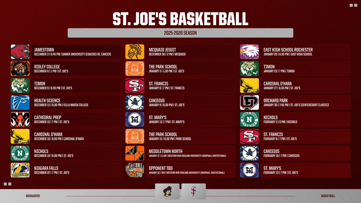 The stage is set. Mark your calendars for the 2025–26 season. #Woo